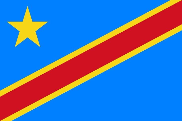 Drapeau de la République démocratique du Congo